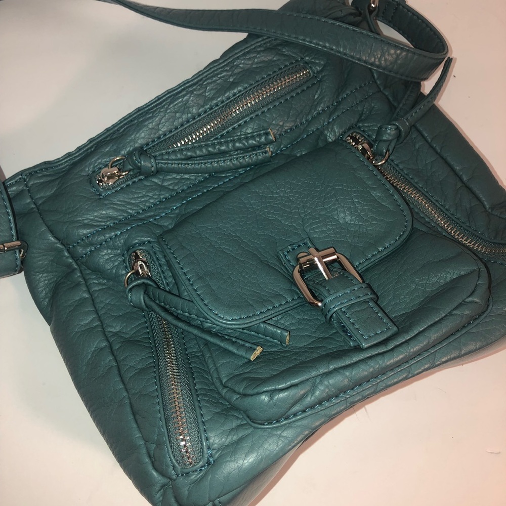 Cute teal  crossbody purse